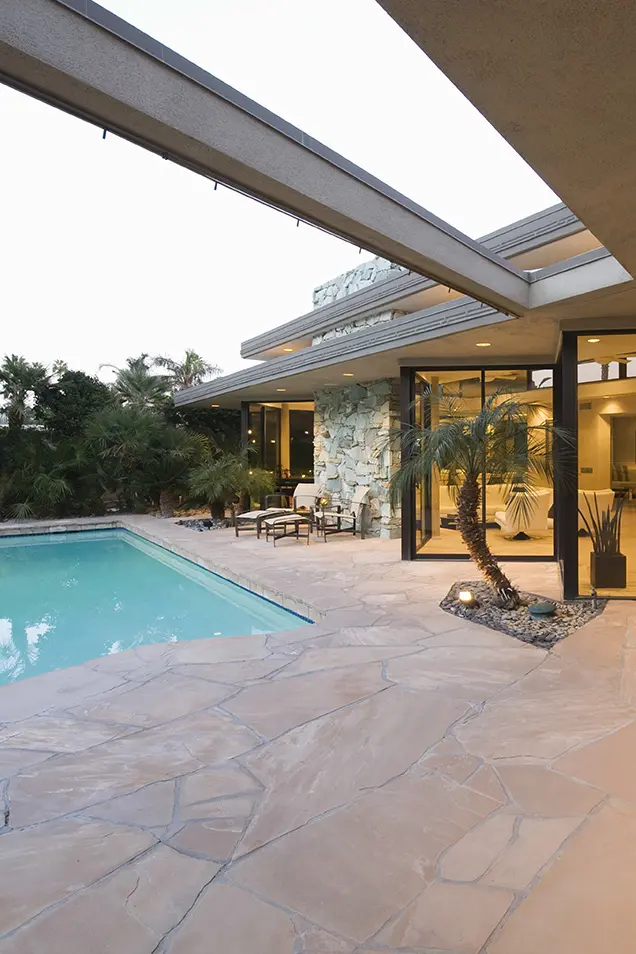 hormigón impreso precio piscina