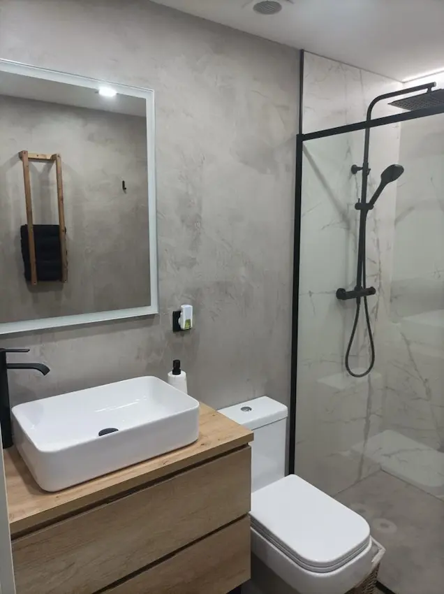 Beton ciré receveur douche