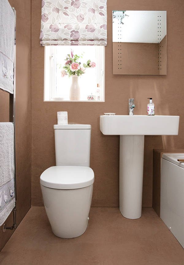 Baño microcemento color D2