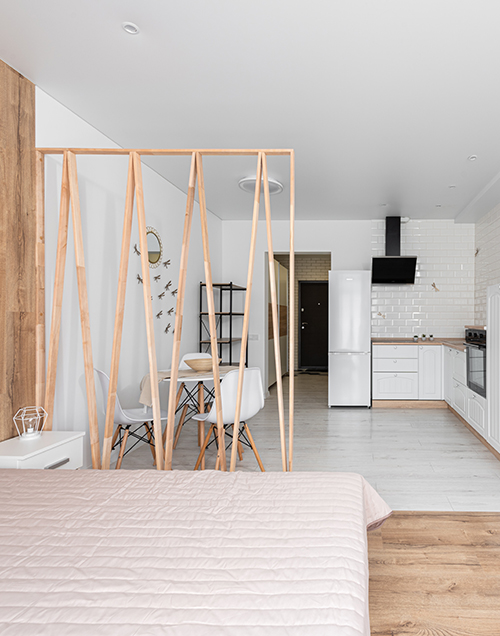 piso pequeño con estilo mediterráneo
