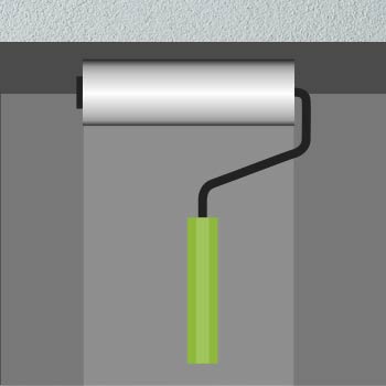 Application de Peinture pour carrelage Smartcover Tiles au rouleau