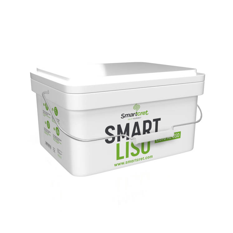 Microcemento listo al uso de terminación pigmentado Smart Liso