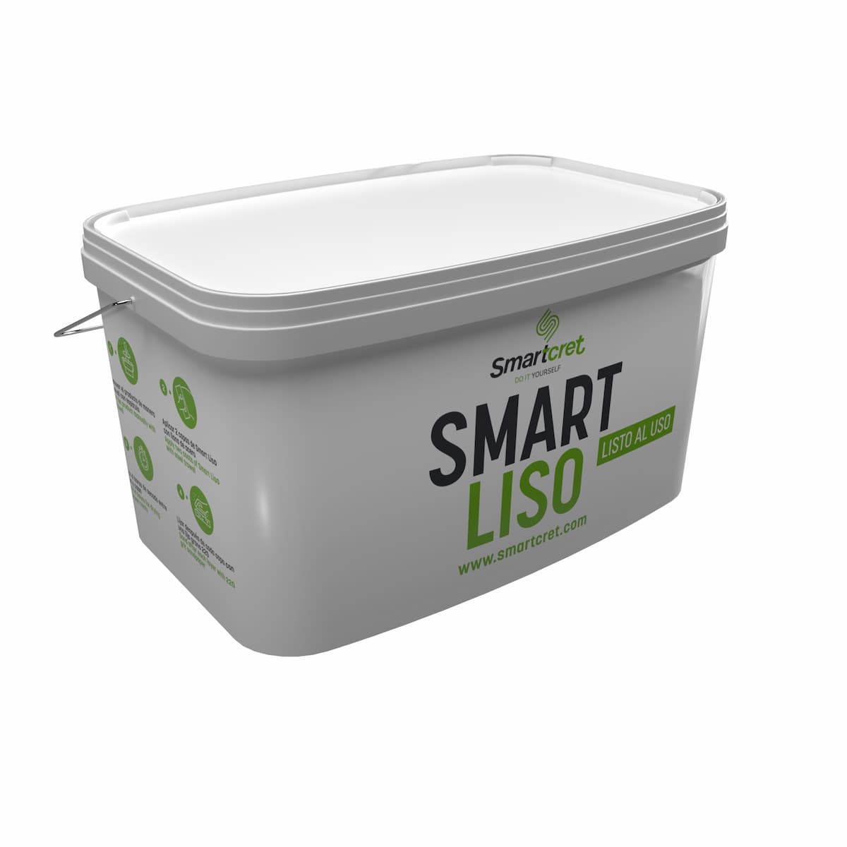 Fertig gemischter pigmentierter Mikrozement Smart Liso