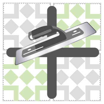 FILL THE GROUT JOINTS WITH SMART JOINTER