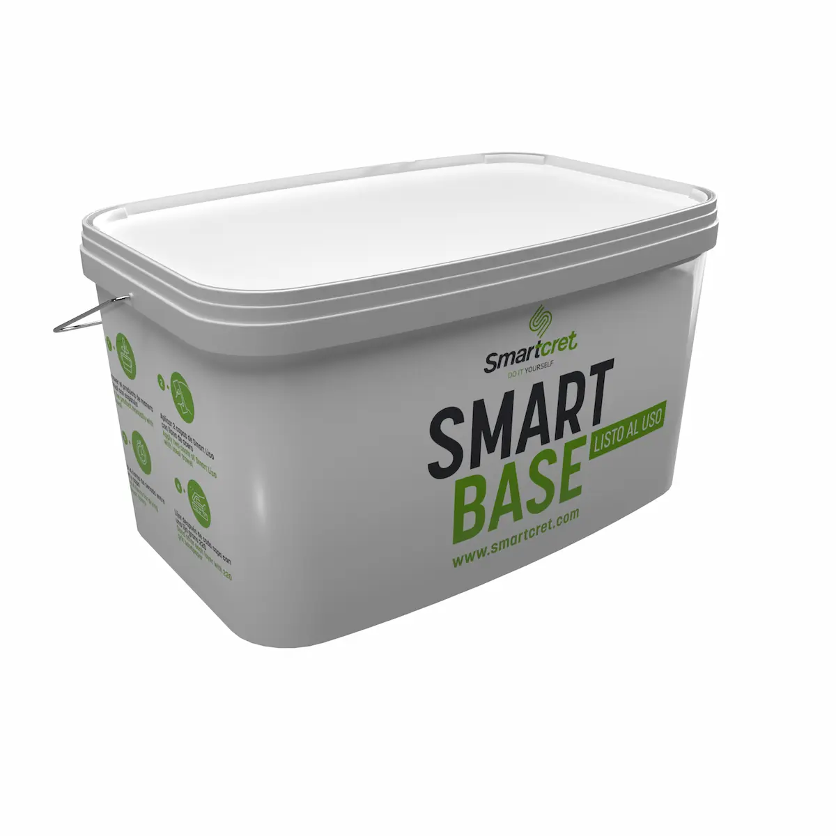 Ready to use microcement pigmented base Smart Base 6 kg