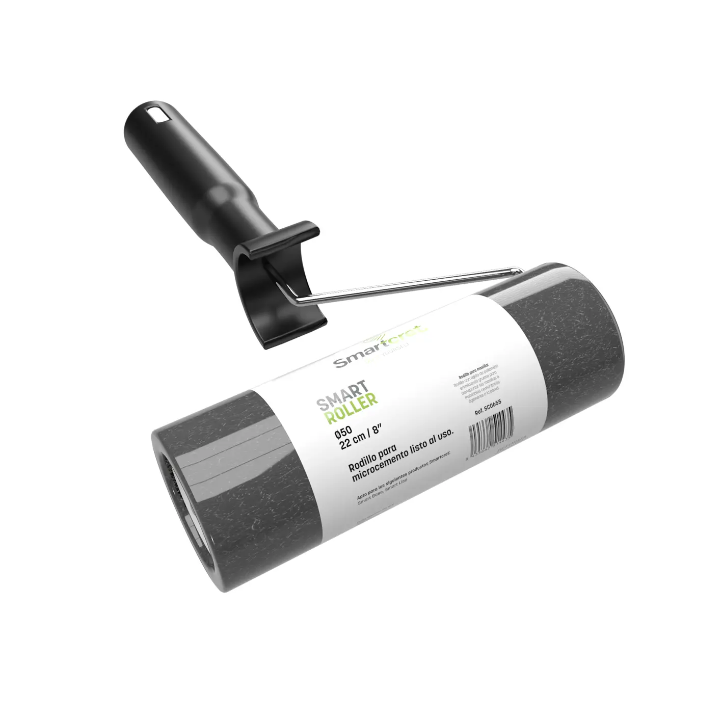 Polyamide roller for microcement 22cm
